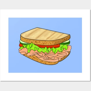 Ham sandwich Posters and Art